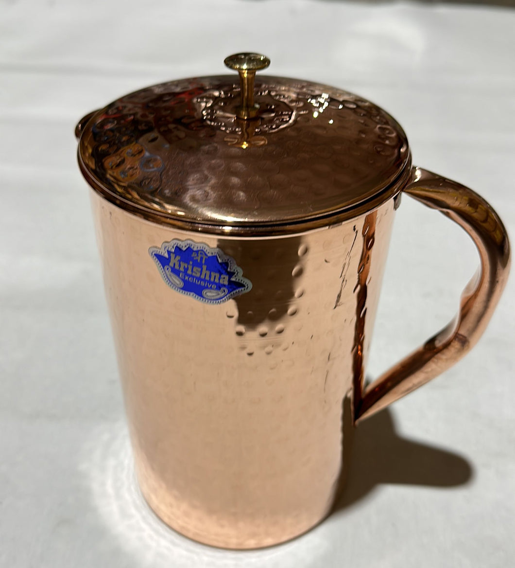 COPPER HAMMERED  JUG NO. 4