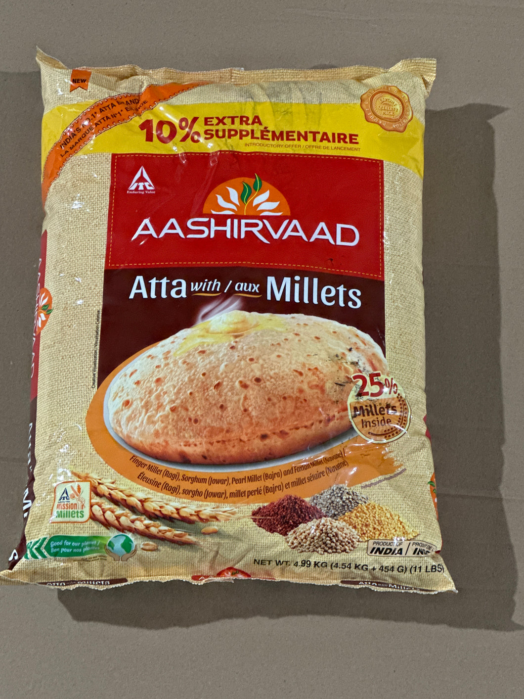 AASHIRVAAD MULTIMILLET ATTA 4 X 4.45 KG