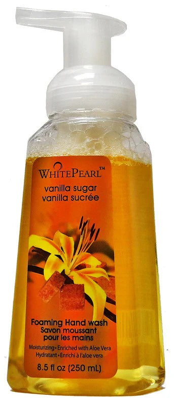 WHITE PEARL FOAMING HAND WASH VANILLA SUGAR  12 X 250 ML