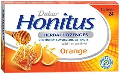 DABUR HONITUS ORANGE LOZENGES 1 X 6PCS