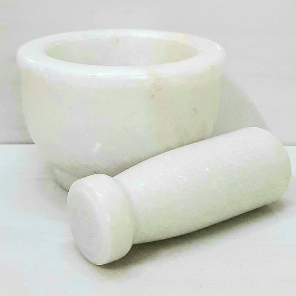 MARBLE KHALBATTA WITH HAMMER#5   6PCS