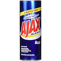 AJAX POWDER CLEANER WITH BLEACH 12 X 595 GM