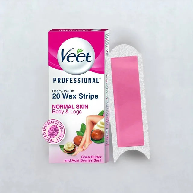 VEET HAIR REMOVER STRIPS NORMAL SKIN 8 TRIPS X 12 PCS