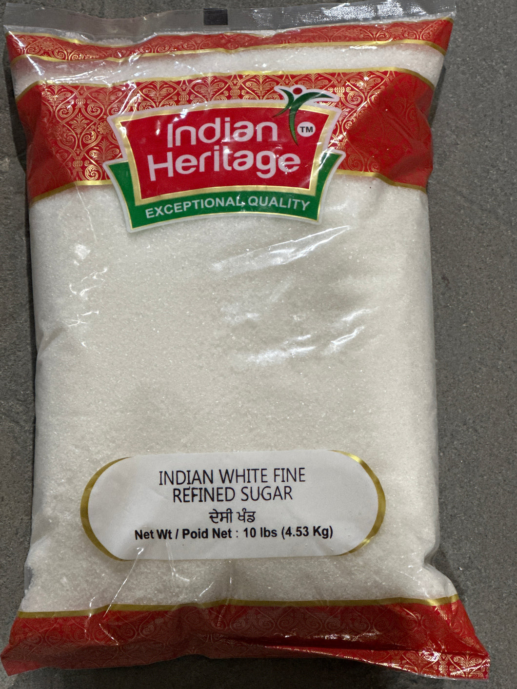 INDIAN HERITAGE REFINED SUGAR 10 LB