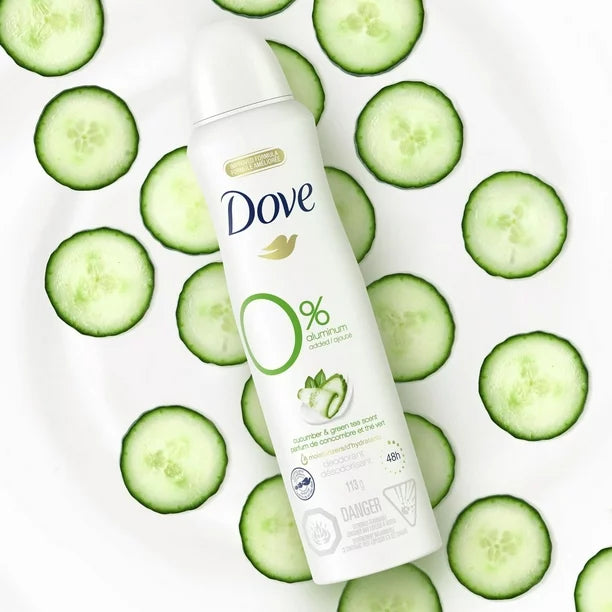 DOVE DEODRANT CUCUMBER & GREEN TEA 6PCS