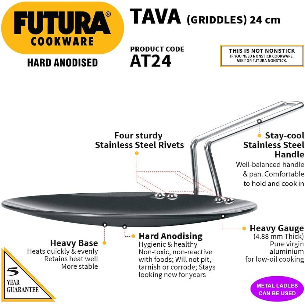 FUTURA HARD ANODISED TAWA 24