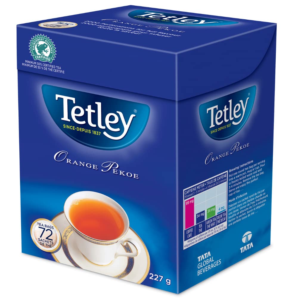 TETLEY TEA 12 X 72 BAGS