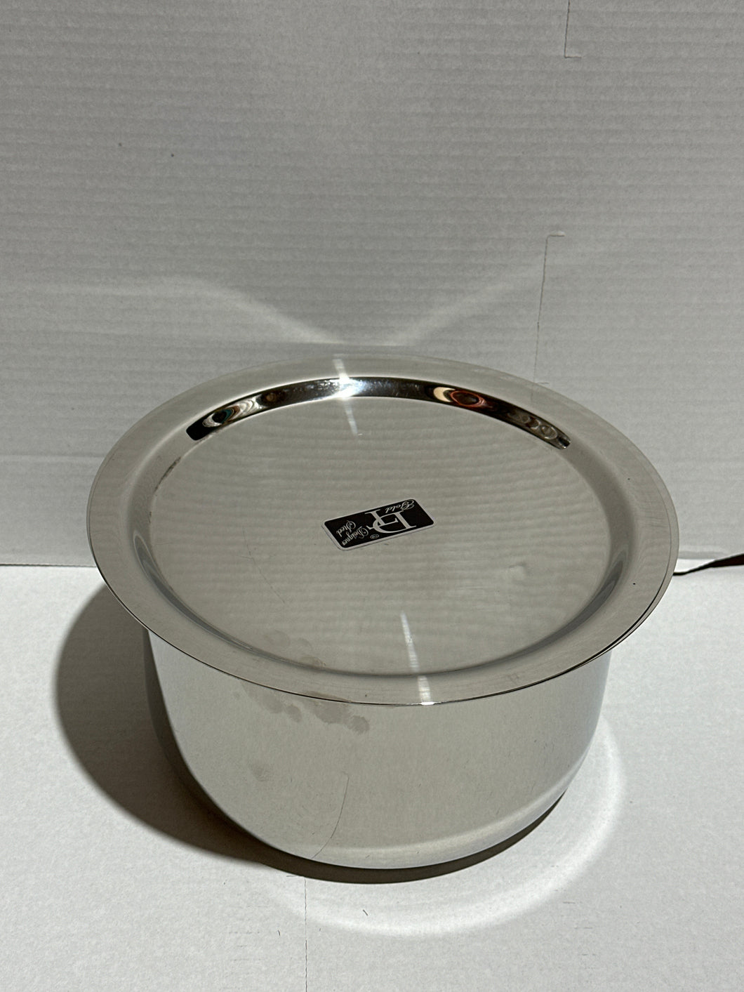 S.S INDUCTION BASE PATILA WITH LID (BHIGONA) 3LT / 14