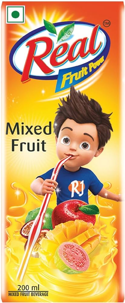 DABUR REAL MIX FRUIT JUICE 5 X 6X 200 ML