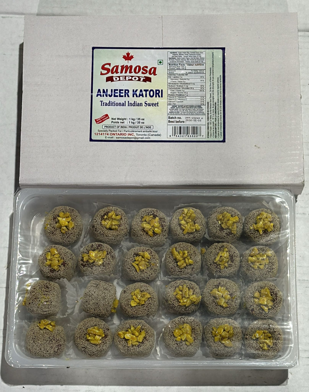 ANJEER KATORI SWEET 8 X 1KG