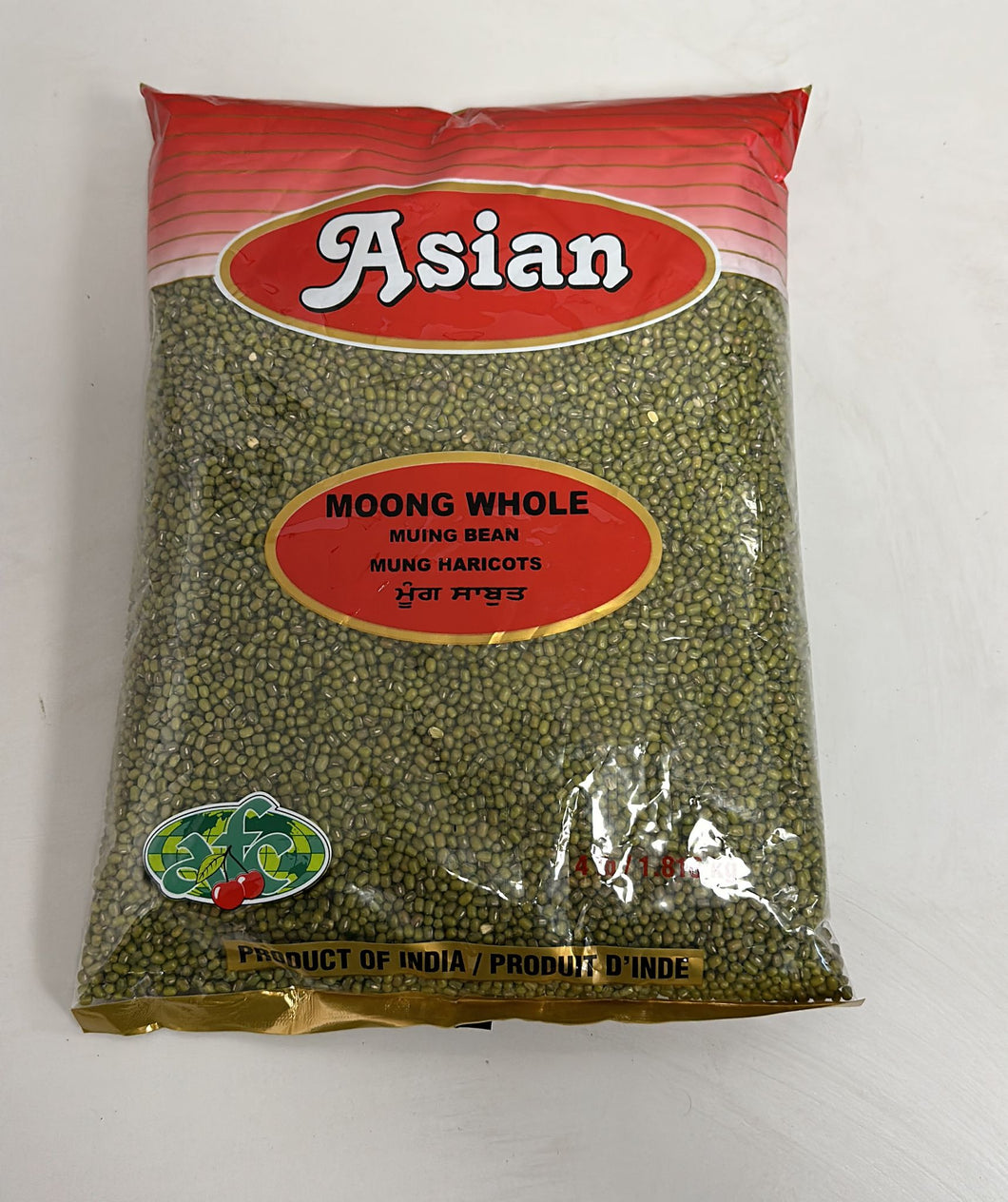 ASIAN MOONG WHOLE 10 X 4 LB