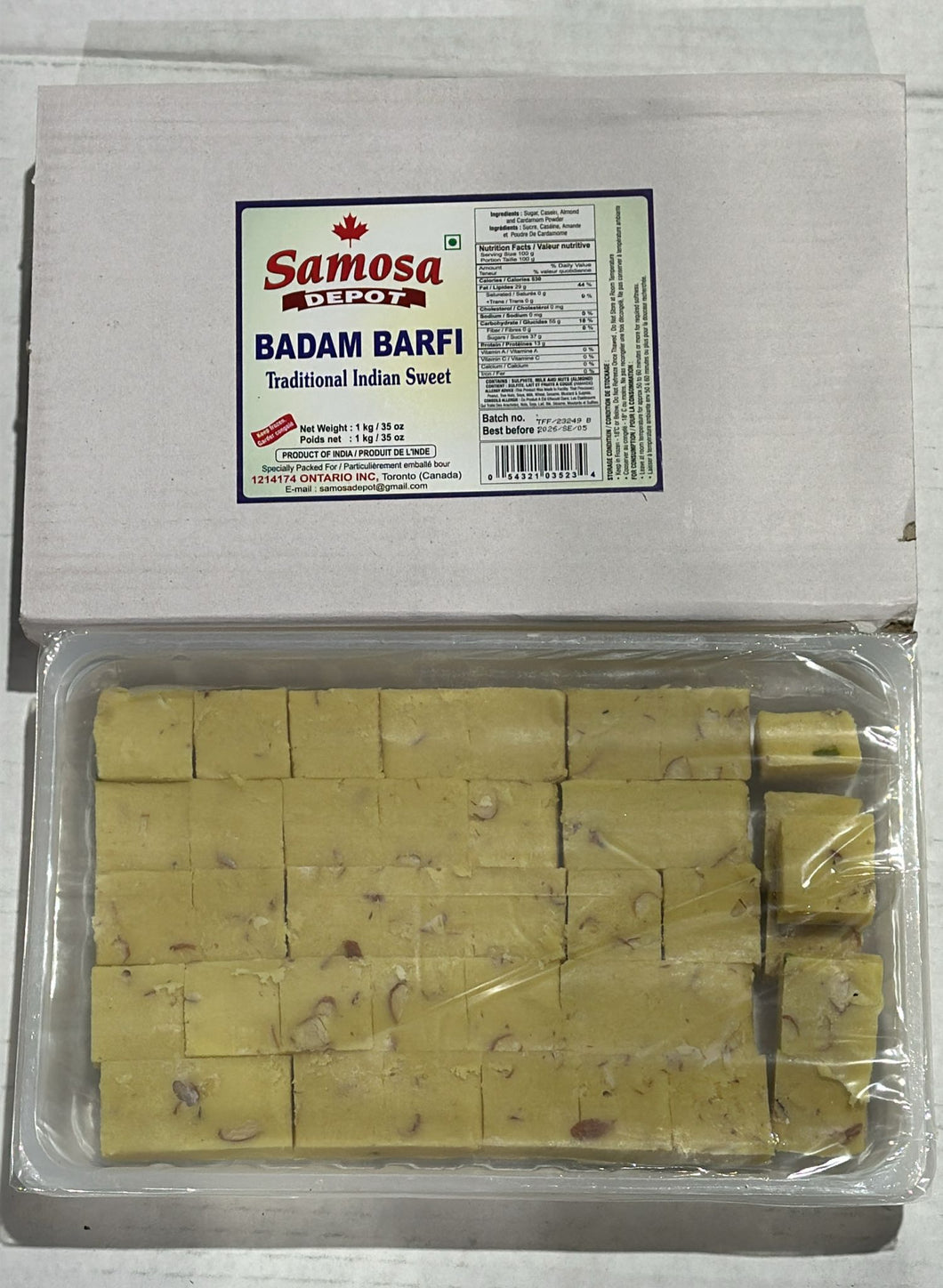 BADAM BURFI 8 X 1KG