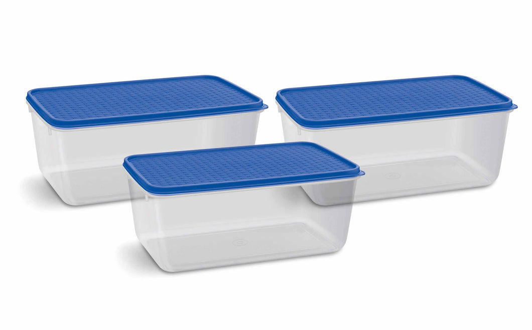 MILTON FLAT MAX PLASTIC CONTAINER 1800 ML(3PC SET) 6 PCS