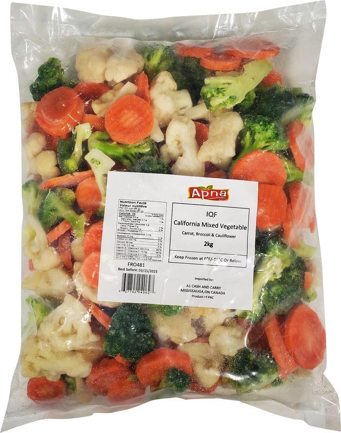 CALIFORNIA MIX VEG 6 X 2 KG