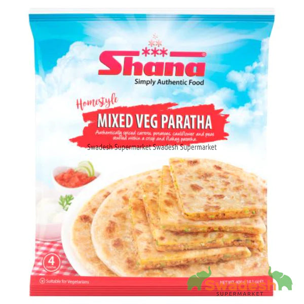 SHANA MIX VEG  PARATHA 12 X 400GM