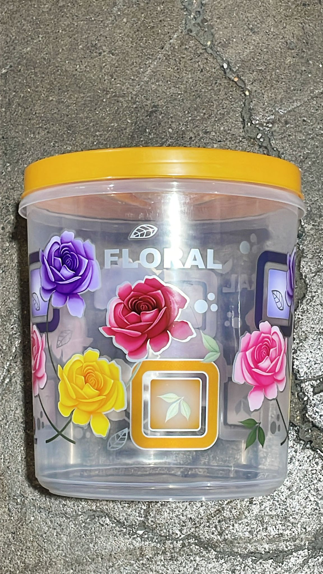 FLORAL QUEEN PLASTIC CONTAINER 12000 ML