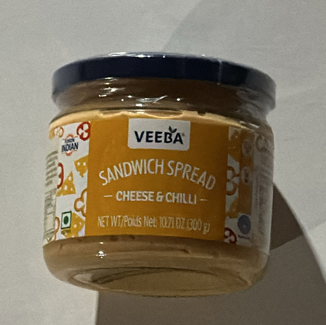 VEEBA CHEESE & CHILLI SPREAD 6 X 300 GM