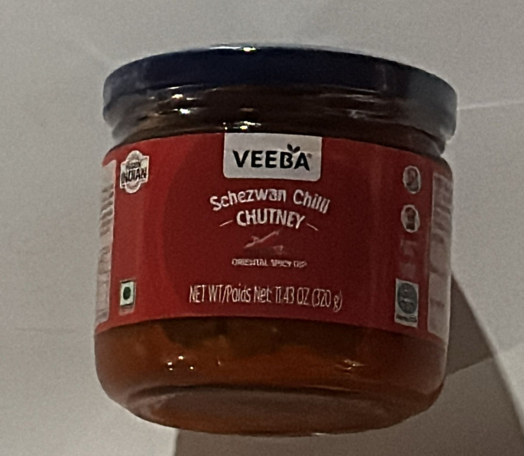 VEEBA SCHEZWAN CHILLI CHUTNEY 6 X 320 GM