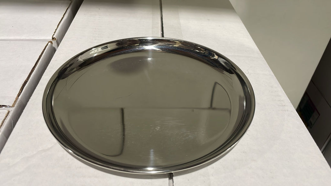 STEEL ROUND PLATE 24 CM 12 PCS