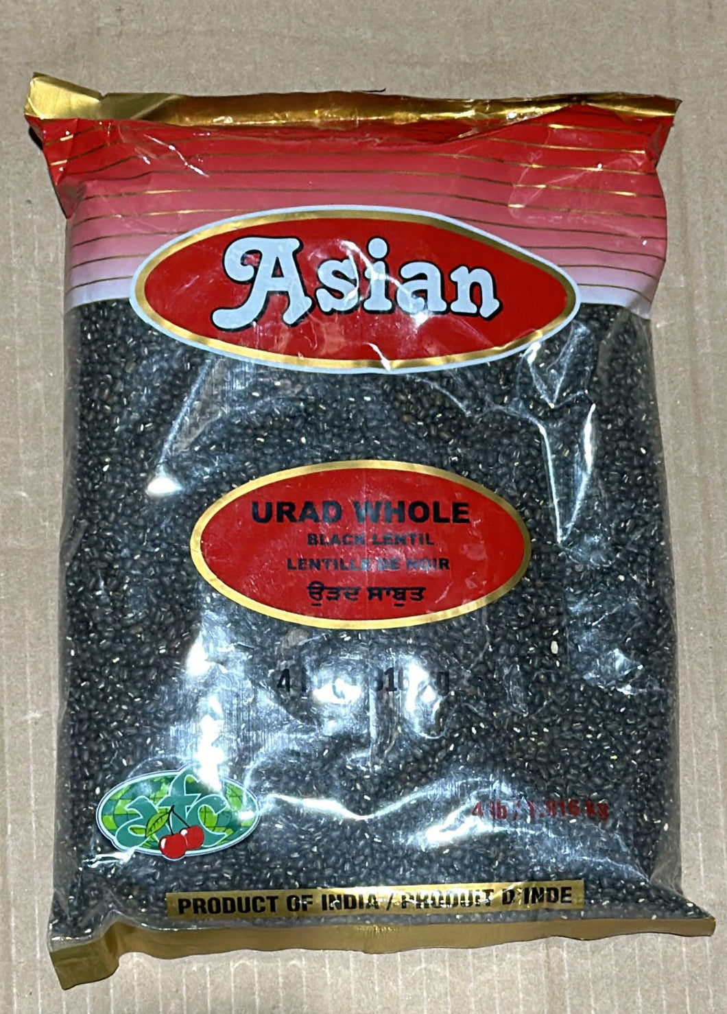 ASIAN URAD WHOLE 10 X 4 LB