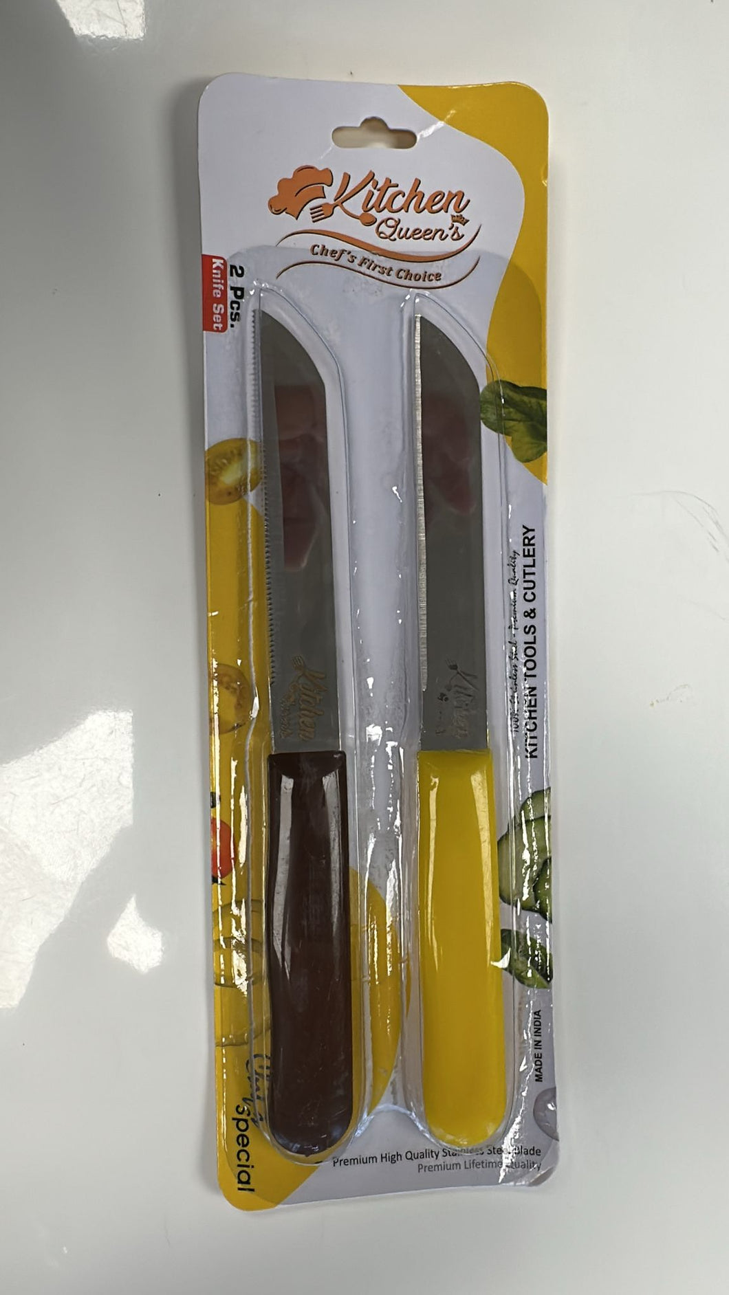 KNIFE 2 PC SET (KITCHENN QUEEN) 10 PCS