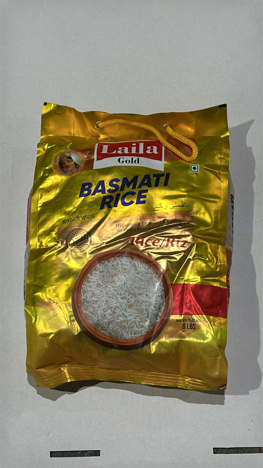 LAILA  GOLD BASMATI RICE 5 X 8 LB