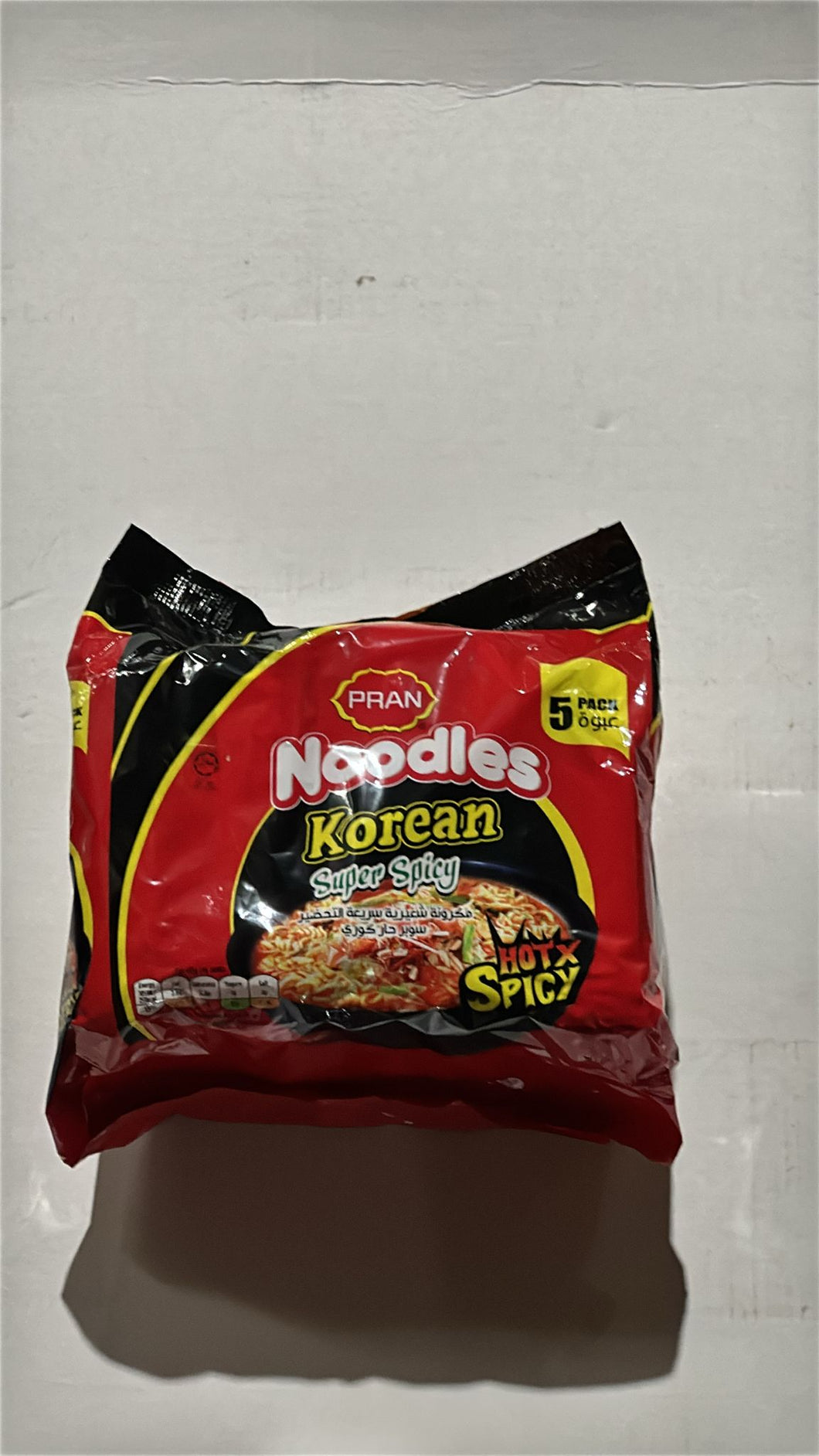 PRAN KOREAN SUPER SUPER SPICY 5 X 12 X 60 GM