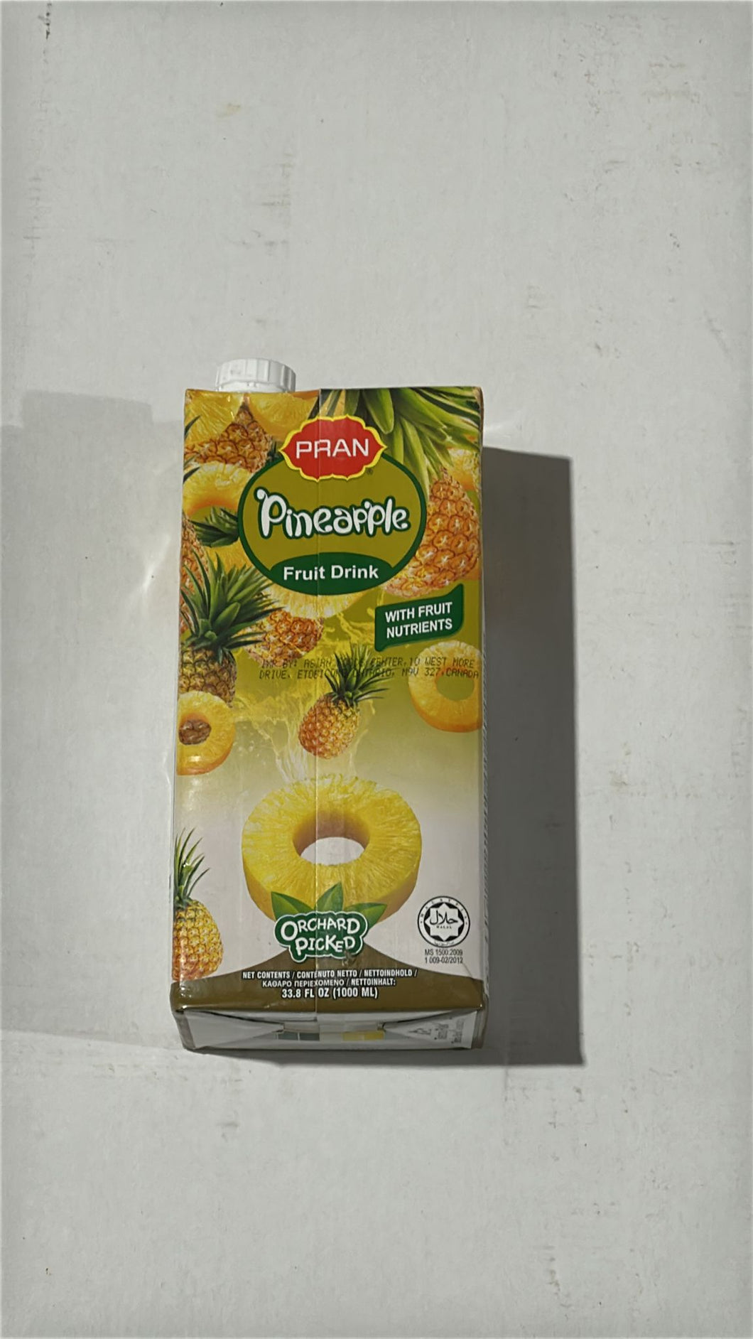 PRAN PINEAPPLE JUICE 12 X 1LT