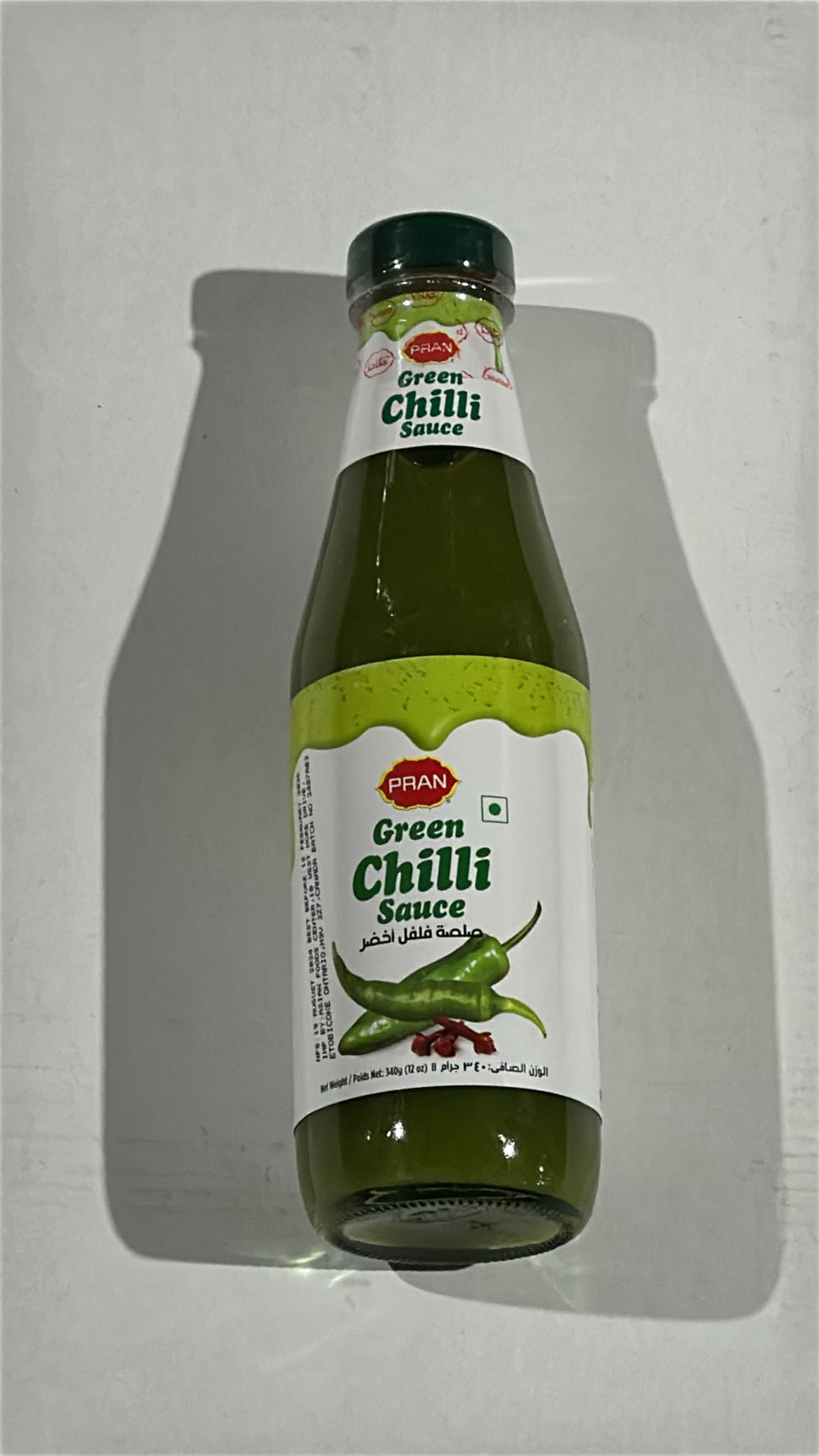 PRAN GREEN CHILLI SAUCE 12 X 340 GM