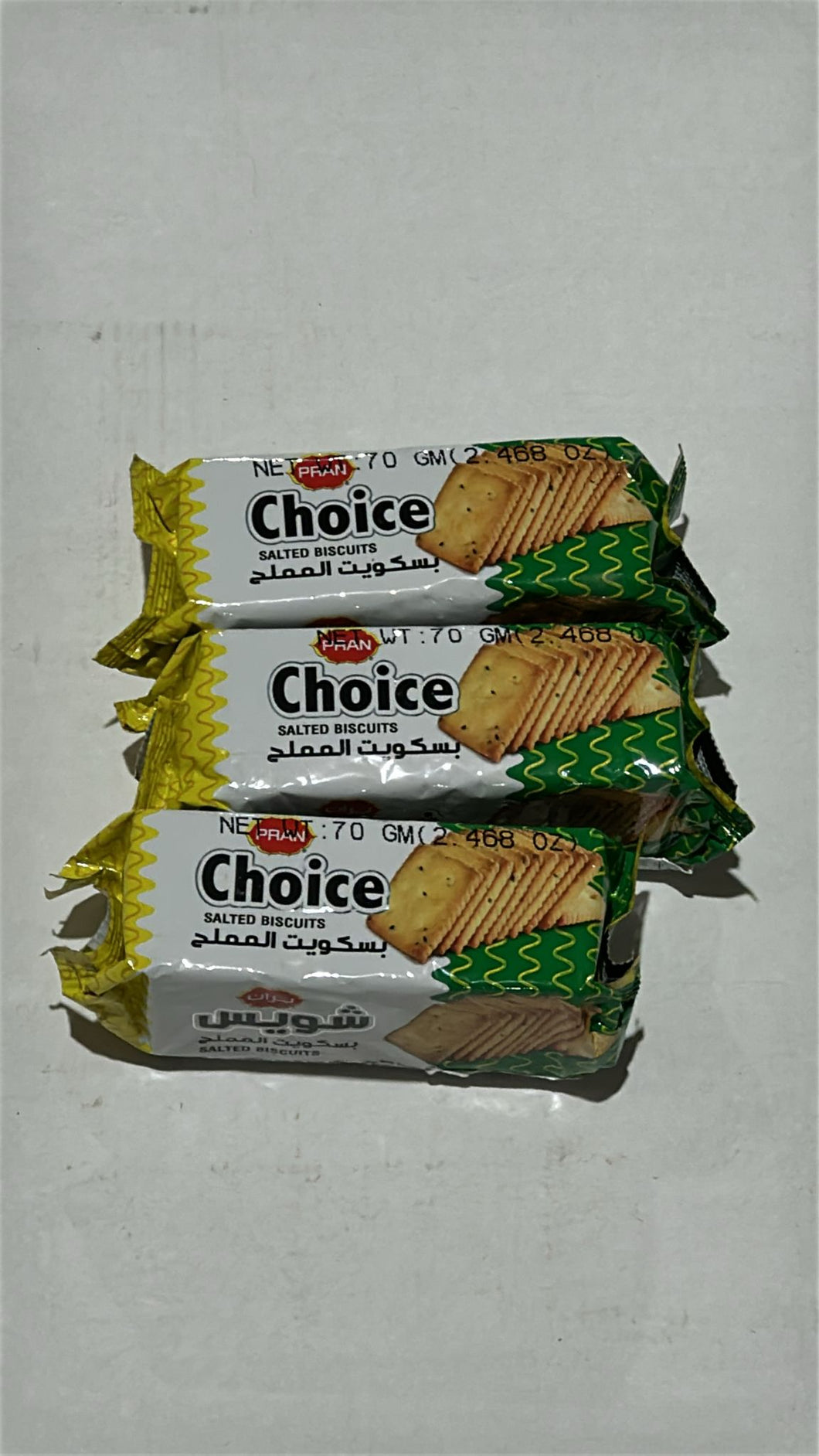 PRAN CHOICE SALTED BISCUITS 36 X 70 GM