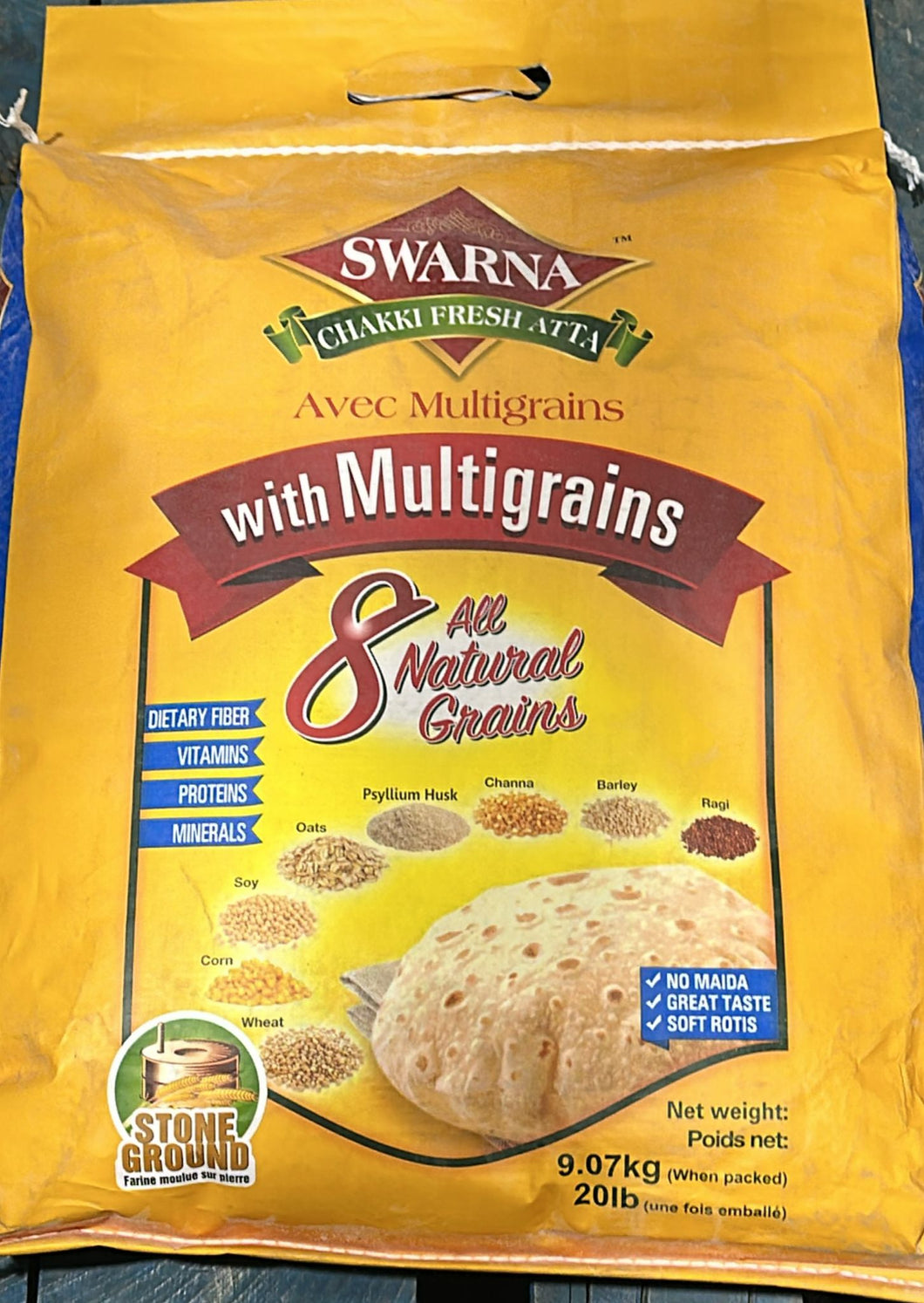 SWARNA MULTIGRAIN ATTA 20 LB