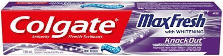 COLGATE MAXFRESH KNOCKOUT TOOTHPASTE 24X 150 ML