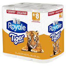 ROYALE TIGER PAPER TOWEL 8 X 3