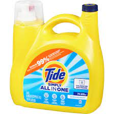 TIDE LIQUID SIMPLY ALL IN ONE 4 X 3.4 L