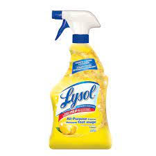 LYSOL ALL PURPOSE CLEANER LEMON  12 X 650 ML