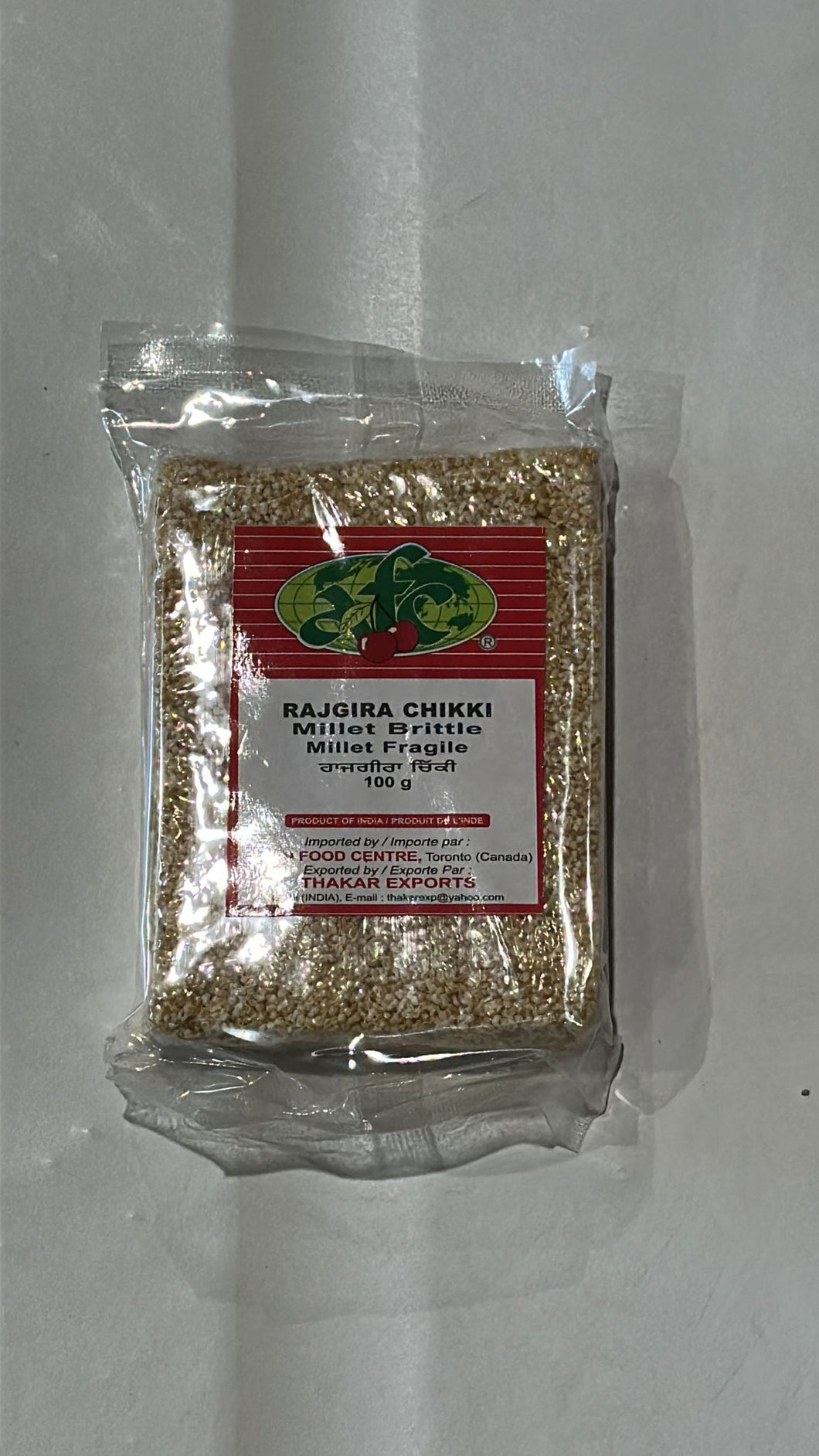 RAJGIRA CHIKKI 60 X 100 G