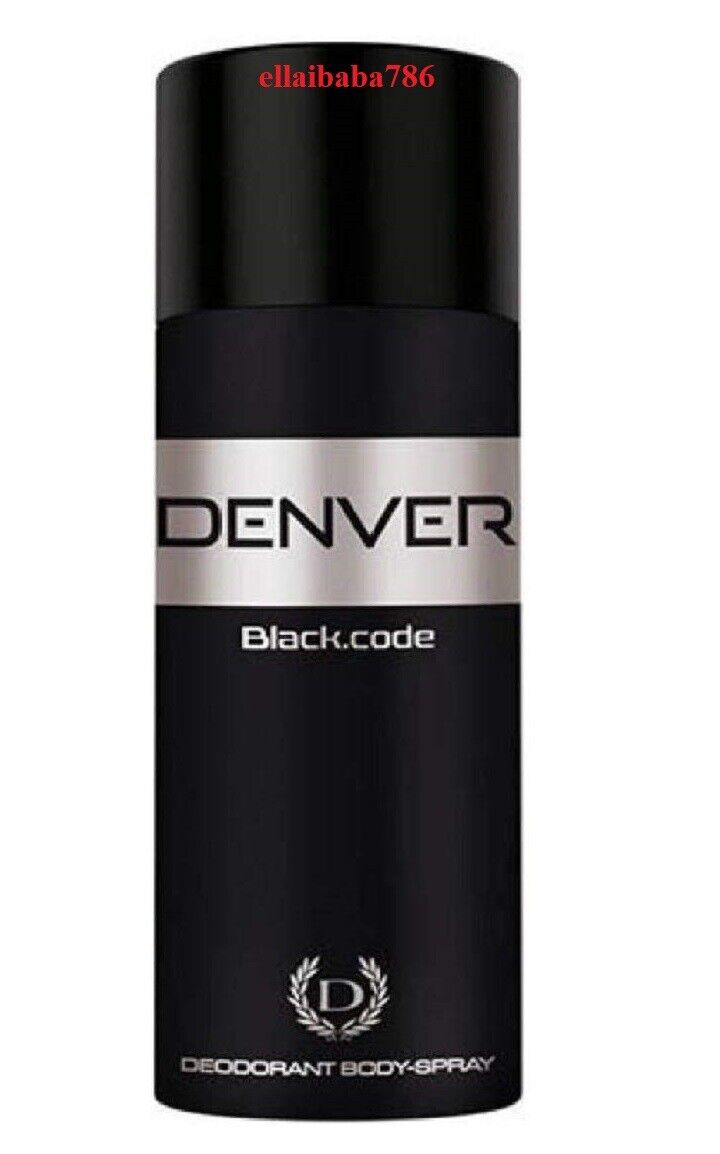 DENVER DEO BLACK CODE 6 X 165 ML