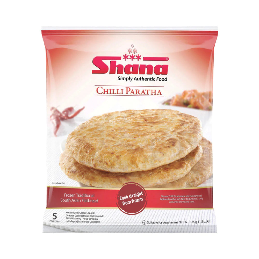 SHANA CHILLI PARATHA 5'S 24 X 400GM