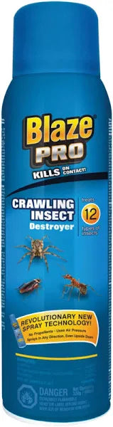 BLAZE PRO CRAWLING INSECT KILLER SPRAY 12 PCS