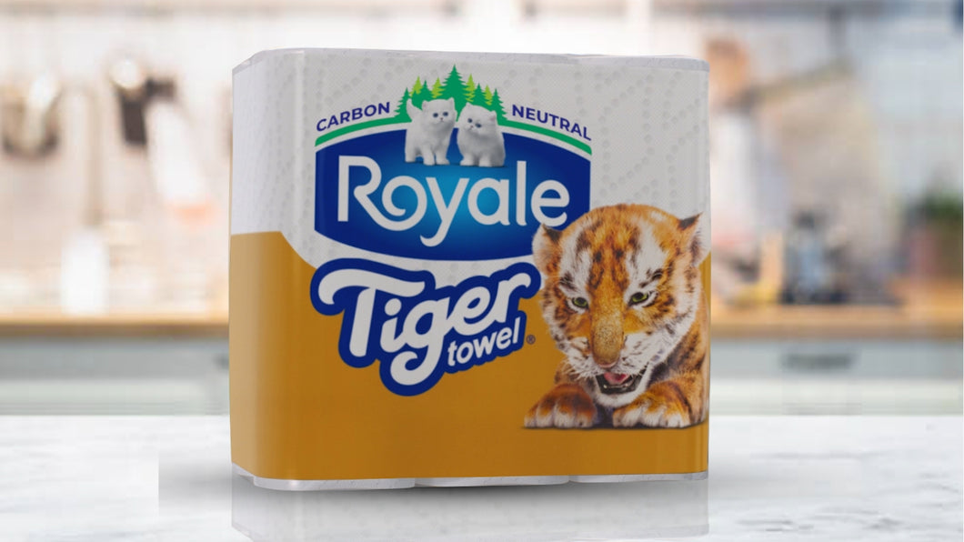 ROYALE TIGER PAPER TOWEL 4 X 6 (98 HALF SHEET)