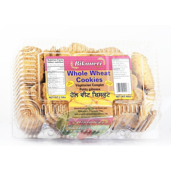 BIKANERI WHOLEWHEAT COOKIES 9X2.5LB