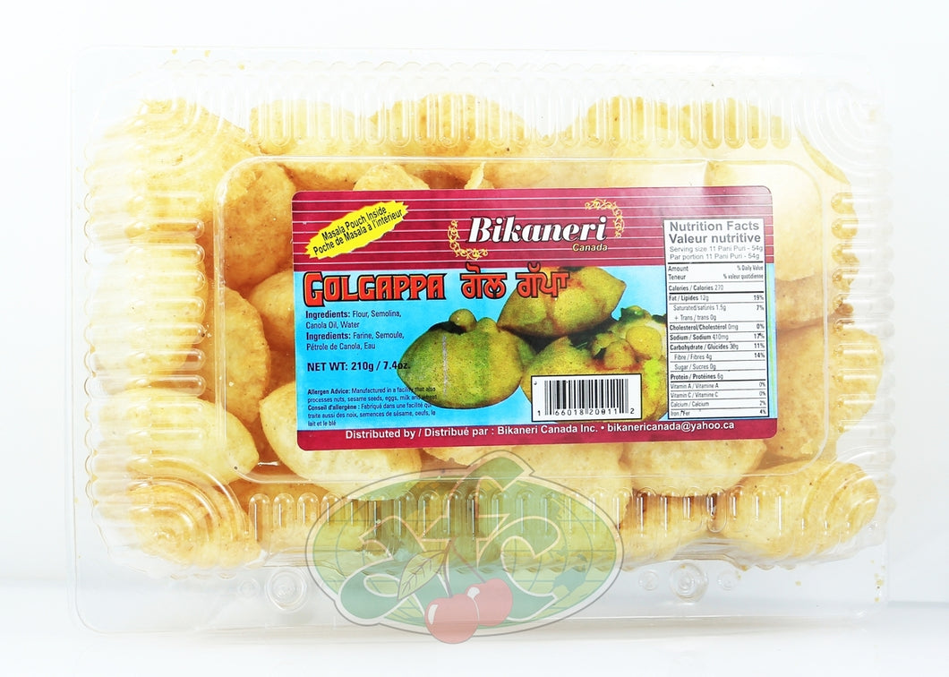 BIKANERI GOLGAPPE 18X160GM