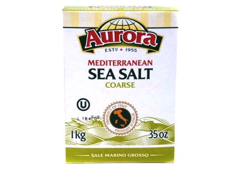 AURORA SEA SALT COARSE 12X1KG (35oz)