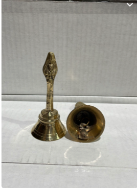 POOJA BRASS BELL(GHANTI) 8PC