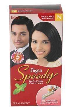 BIGEN SPEEDY DYE NATURAL BLACK (N) 6 x 80g