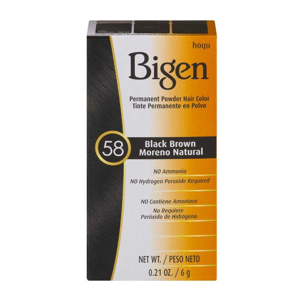 BIGEN #58 BLACK/BROWN 12 X 6 G