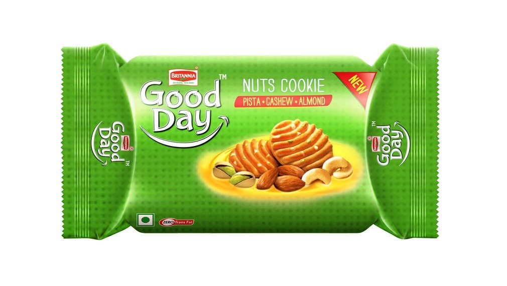 BRITANNIA GOODDAY PISTA BADAM (NEW) 6 X 8 X 75G