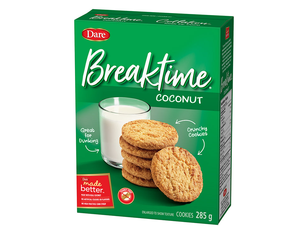 DARE BREAKTIME COCONUT COOKIES 12 X 285G