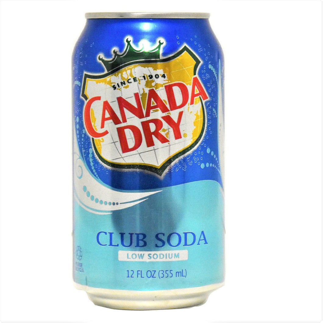 CANADA DRY CLUB SODA 12 X 355 ML