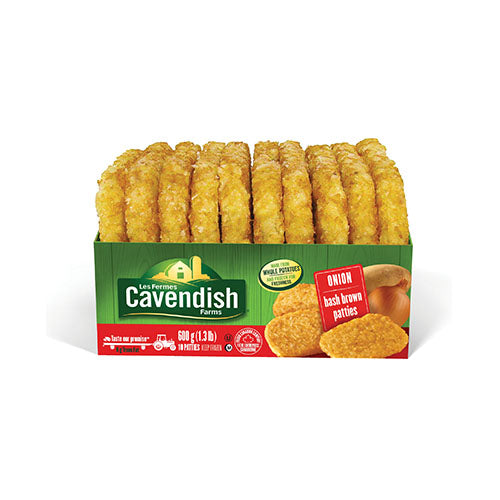 CAVENDISH HASH BROWN PATTIES ONION 24/600G